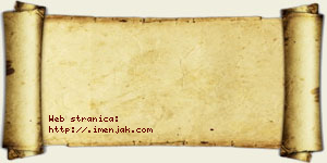 Jovana Zlatković vizit kartica